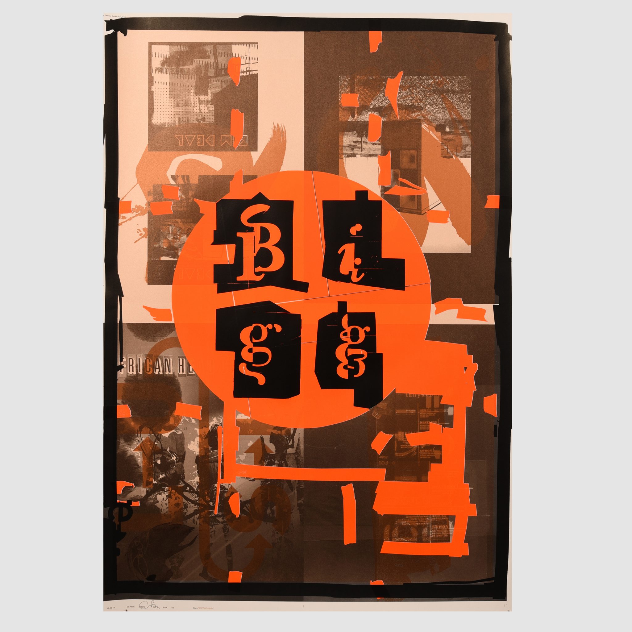 Signed Unique Print: Chris Bigg 'Orange' Analogue Process • Unseen ...