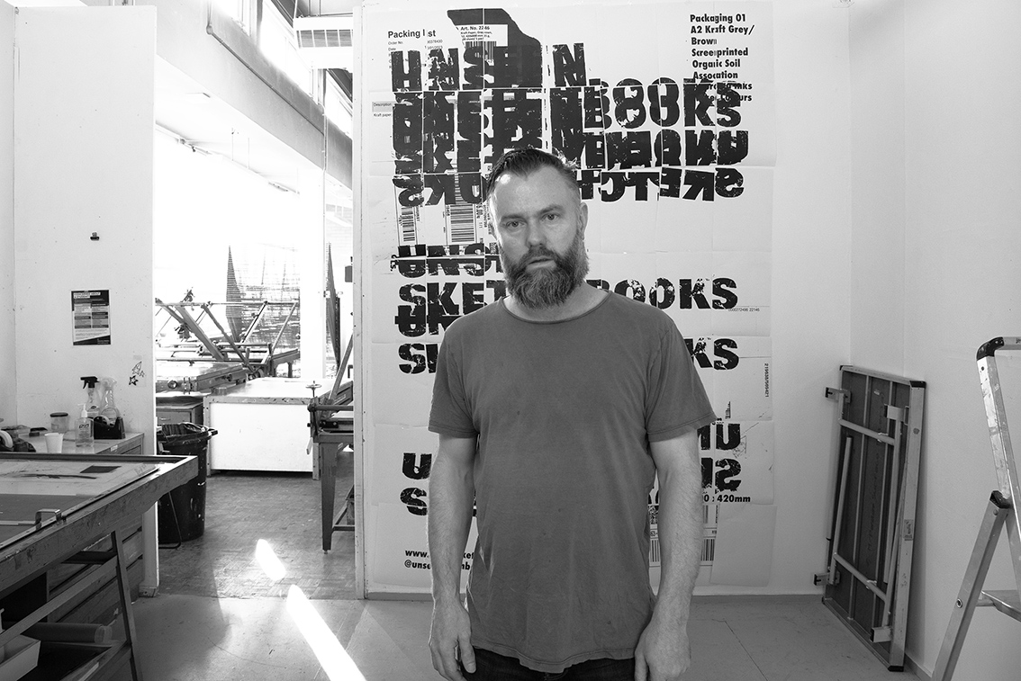 Unseen Sketchbooks publishing founder Gavin Ambrose