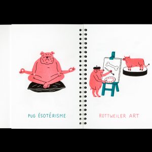 pages from And There Will Be Dogs by Jochen Shievink